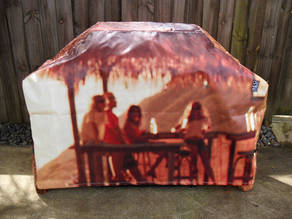 Hooded BBQ Cover Recycled Billboard Medium 80021