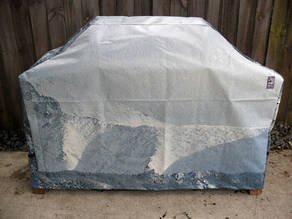 Hooded BBQ Cover Recycled Billboard Medium 80031