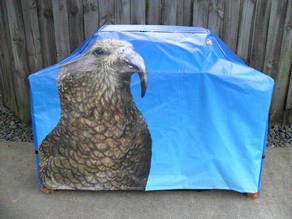 Hooded BBQ Cover Recycled Billboard Medium 80043