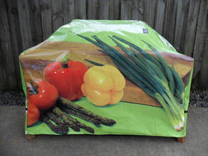 Hooded BBQ Cover Recycled Billboard Medium 80044