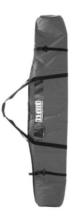 Double Ski Bag - Fully Padded 170 Black