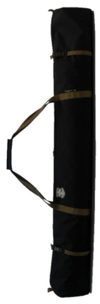 Single Ski Bag - Black with Coyote Tan Trim 165
